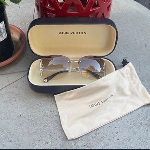 Authentic Louis Vuitton Etched Sunglasses